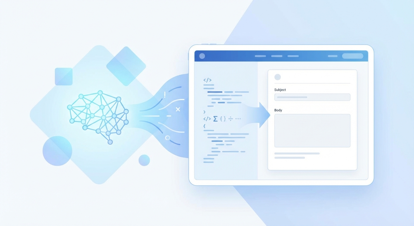 AI email template generator — EmailBits