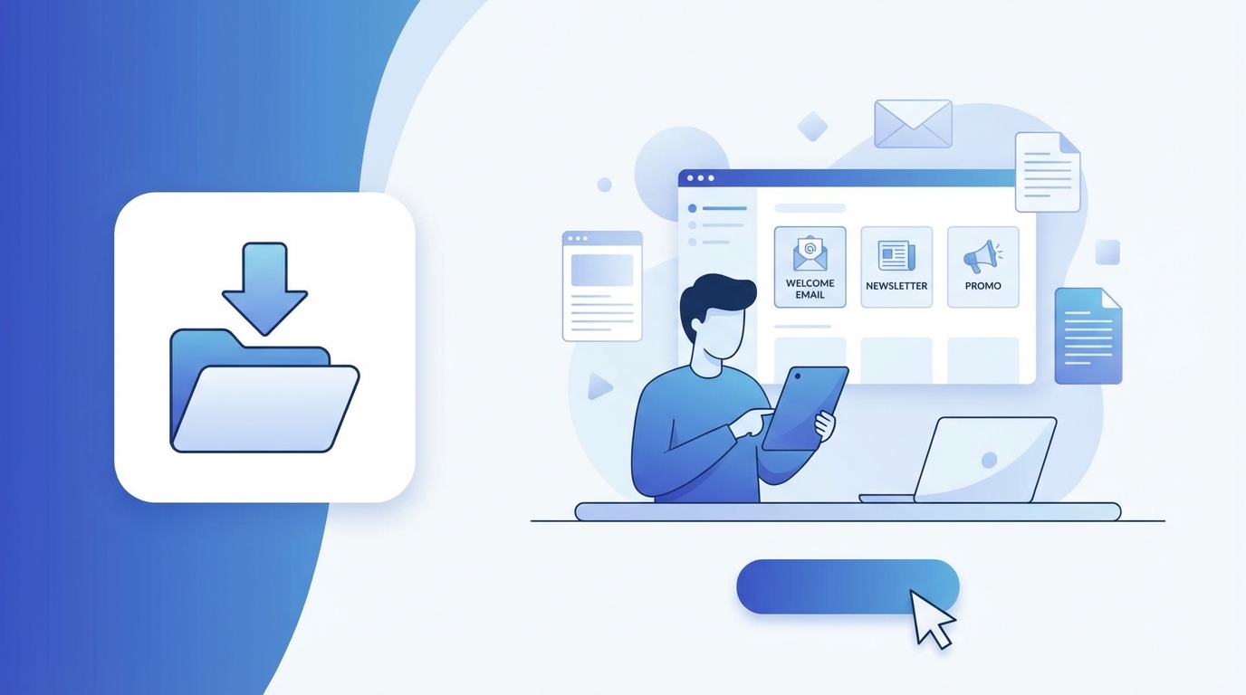 Downloadable email templates for small businesses