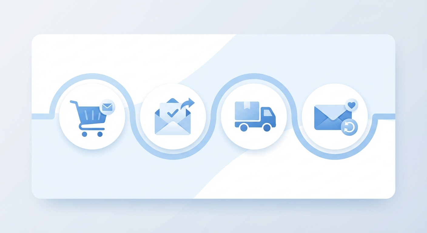 E-commerce email templates — cart abandonment, orders, and promotions