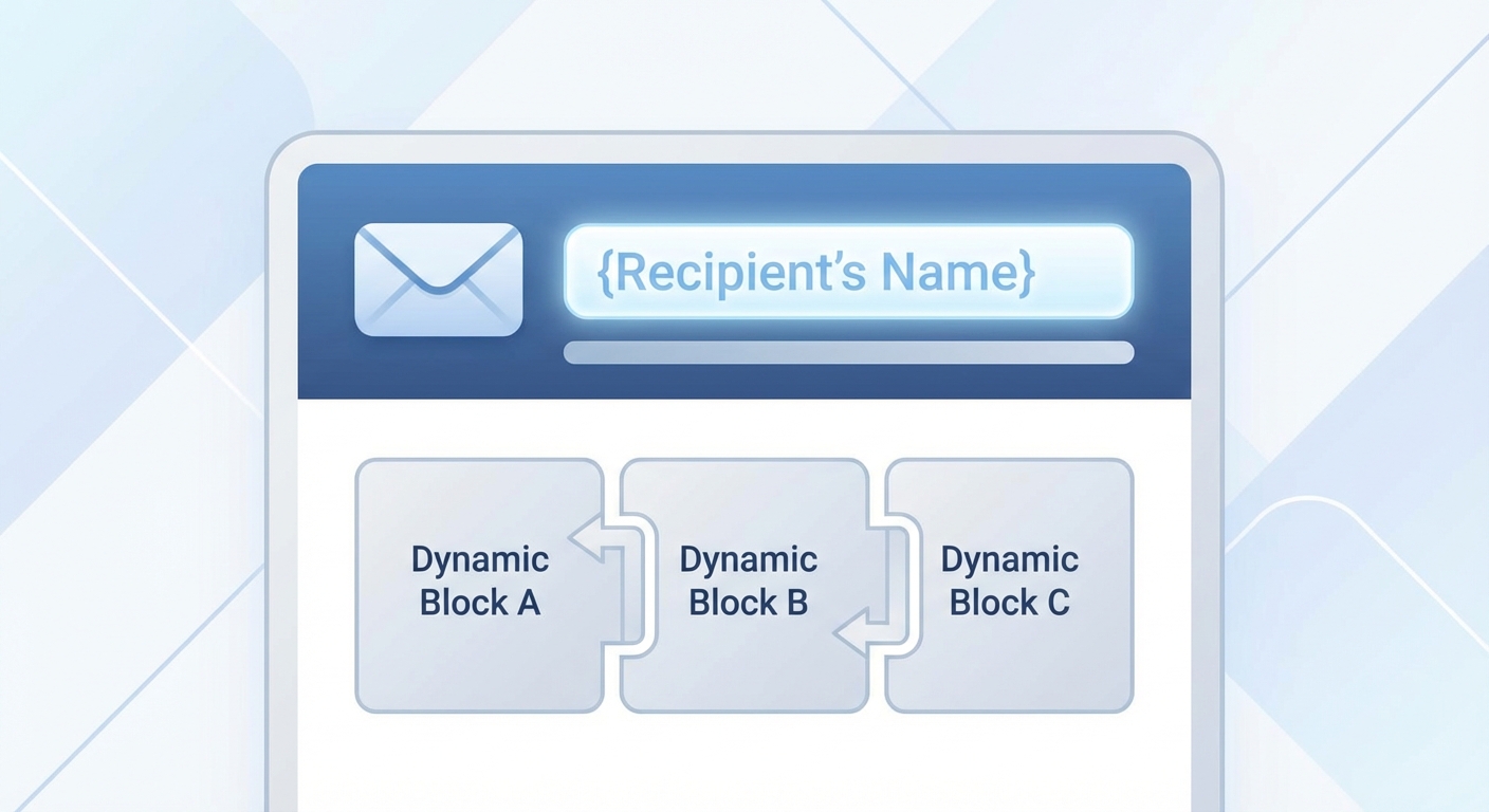 Email personalization guide — merge tags, tokens, dynamic content