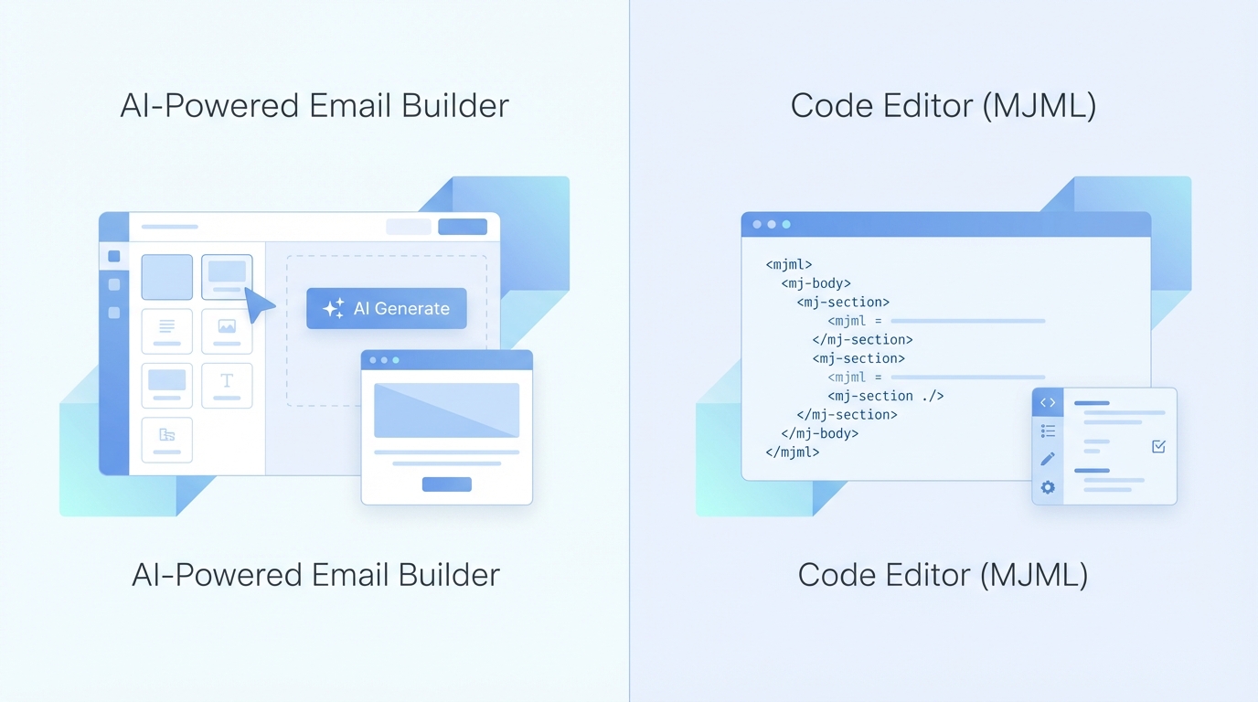 Email Bits vs MJML comparison