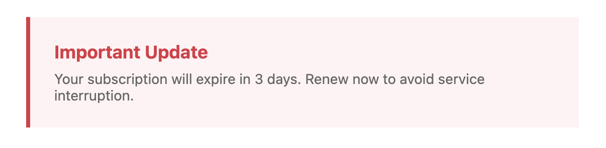 Notification